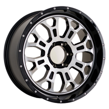 DH-F1808 20 Inch Wholesale Alloy Wheel Rims Off Road Black Machine Face